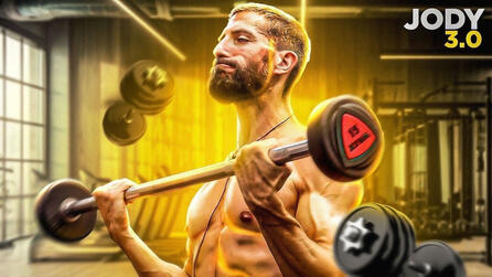 Jody Cavalie qui soulève une haltère